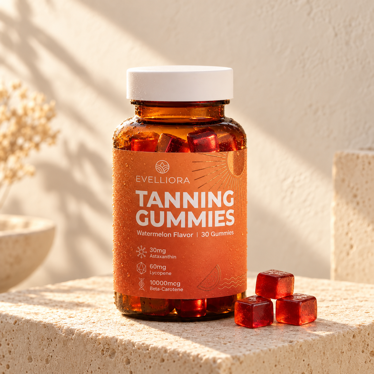 Evelliora Tanning Gummies — hero