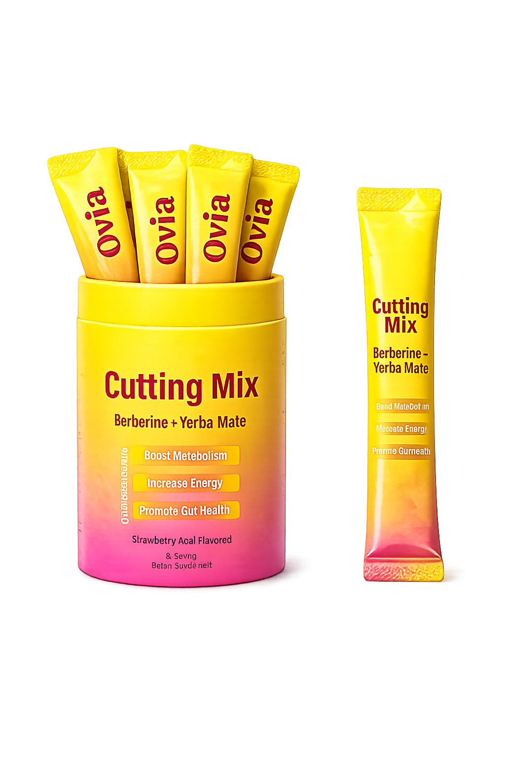 Ovia Cutting Mix product — Berberine + Yerba Mate